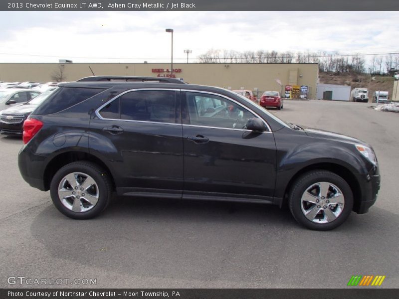 Ashen Gray Metallic / Jet Black 2013 Chevrolet Equinox LT AWD