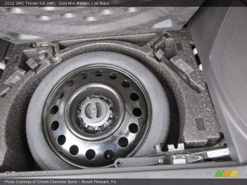 Gold Mist Metallic / Jet Black 2012 GMC Terrain SLE AWD