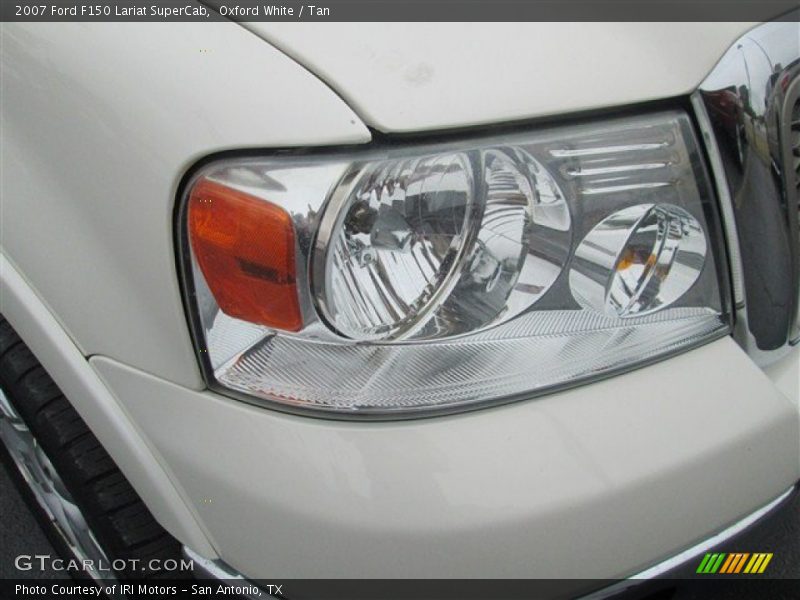 Oxford White / Tan 2007 Ford F150 Lariat SuperCab