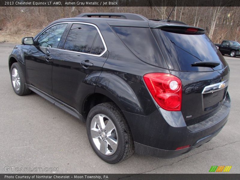 Ashen Gray Metallic / Jet Black 2013 Chevrolet Equinox LT AWD