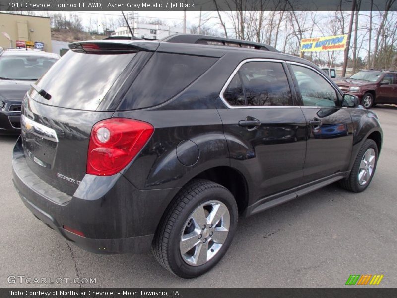 Ashen Gray Metallic / Jet Black 2013 Chevrolet Equinox LT AWD