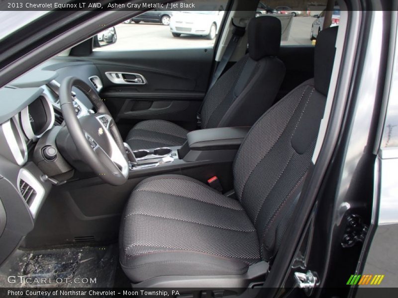 Ashen Gray Metallic / Jet Black 2013 Chevrolet Equinox LT AWD
