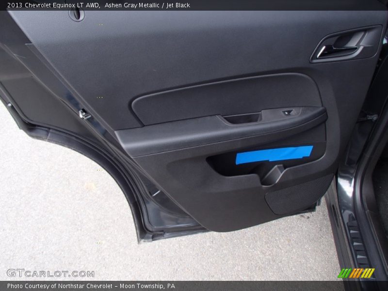 Ashen Gray Metallic / Jet Black 2013 Chevrolet Equinox LT AWD