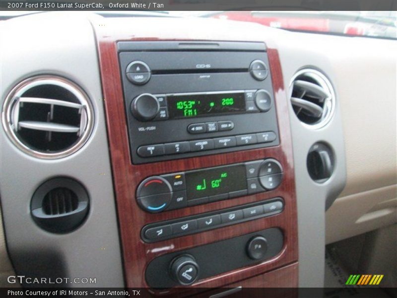 Oxford White / Tan 2007 Ford F150 Lariat SuperCab