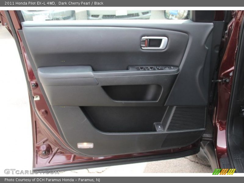 Dark Cherry Pearl / Black 2011 Honda Pilot EX-L 4WD