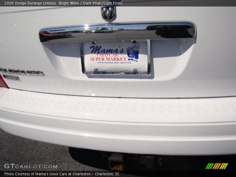 Bright White / Dark Khaki/Light Khaki 2006 Dodge Durango Limited