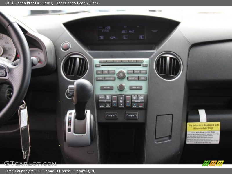 Dark Cherry Pearl / Black 2011 Honda Pilot EX-L 4WD