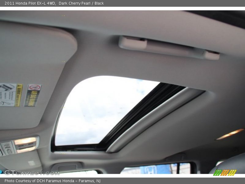 Dark Cherry Pearl / Black 2011 Honda Pilot EX-L 4WD