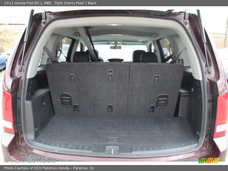 Dark Cherry Pearl / Black 2011 Honda Pilot EX-L 4WD