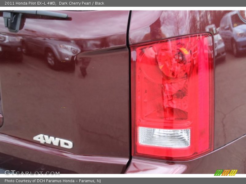 Dark Cherry Pearl / Black 2011 Honda Pilot EX-L 4WD