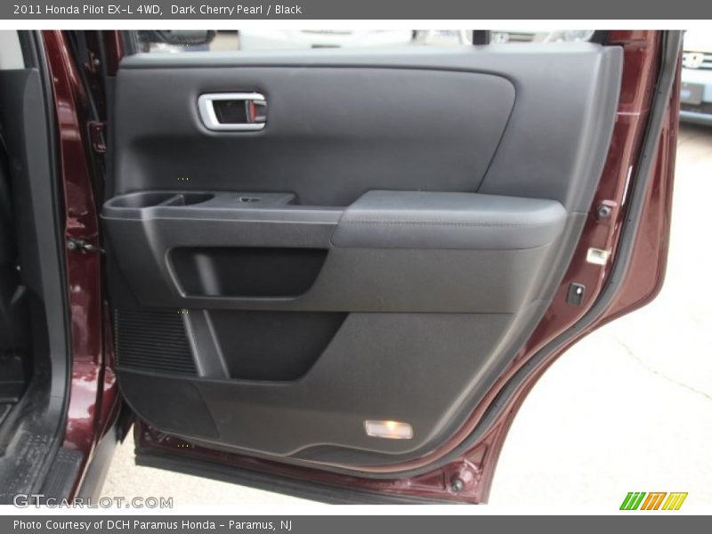 Dark Cherry Pearl / Black 2011 Honda Pilot EX-L 4WD