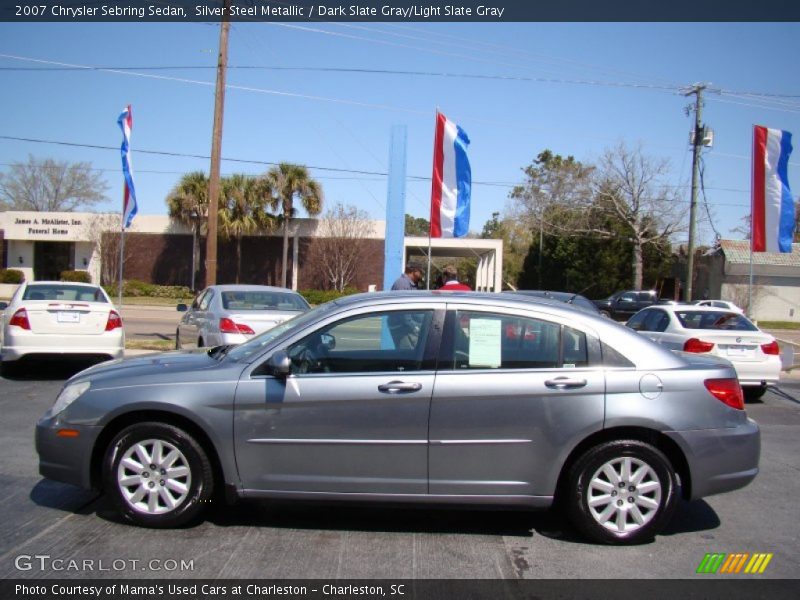 Silver Steel Metallic / Dark Slate Gray/Light Slate Gray 2007 Chrysler Sebring Sedan