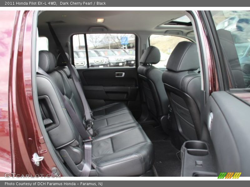 Dark Cherry Pearl / Black 2011 Honda Pilot EX-L 4WD