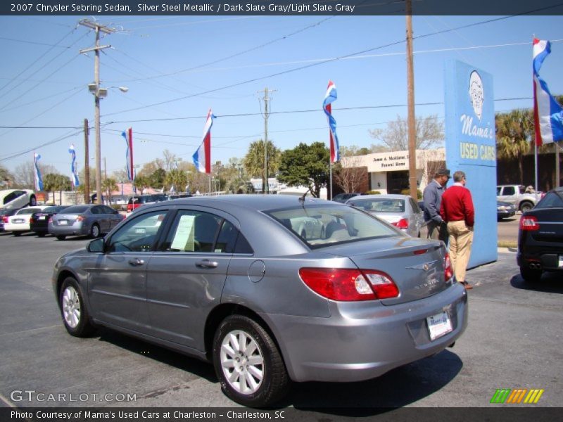 Silver Steel Metallic / Dark Slate Gray/Light Slate Gray 2007 Chrysler Sebring Sedan