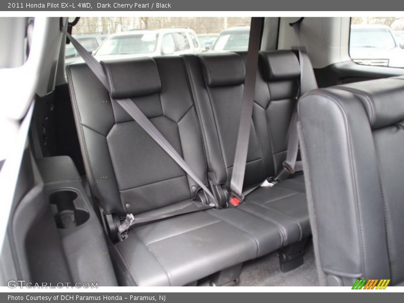 Dark Cherry Pearl / Black 2011 Honda Pilot EX-L 4WD