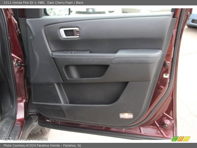 Dark Cherry Pearl / Black 2011 Honda Pilot EX-L 4WD