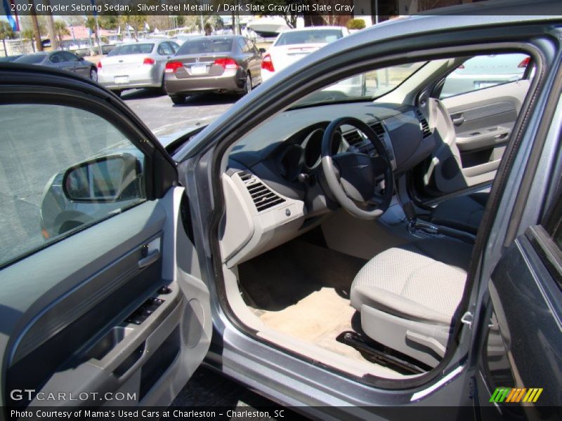 Silver Steel Metallic / Dark Slate Gray/Light Slate Gray 2007 Chrysler Sebring Sedan