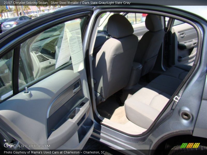 Silver Steel Metallic / Dark Slate Gray/Light Slate Gray 2007 Chrysler Sebring Sedan