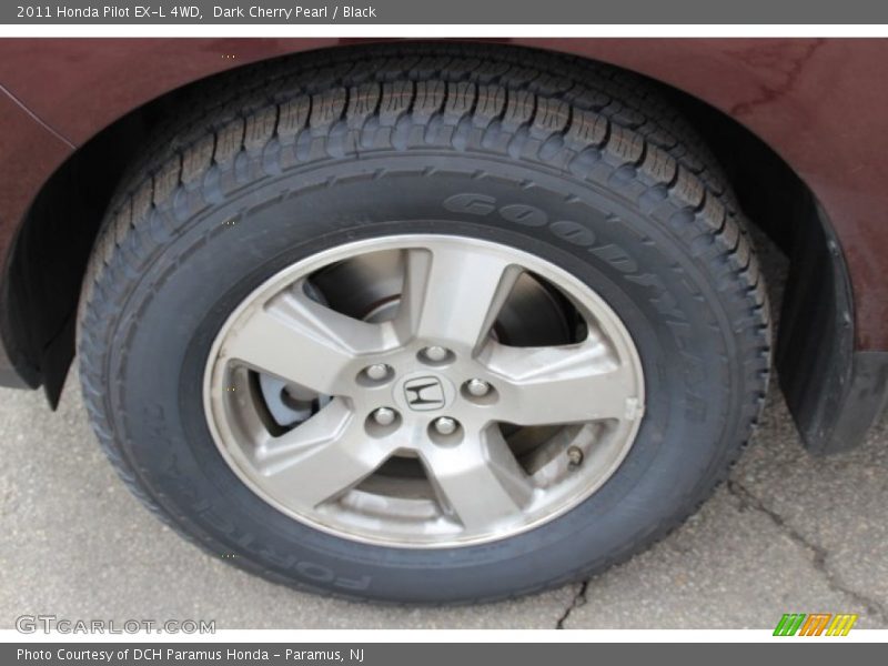 Dark Cherry Pearl / Black 2011 Honda Pilot EX-L 4WD