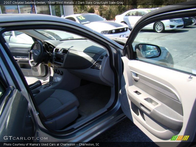 Silver Steel Metallic / Dark Slate Gray/Light Slate Gray 2007 Chrysler Sebring Sedan