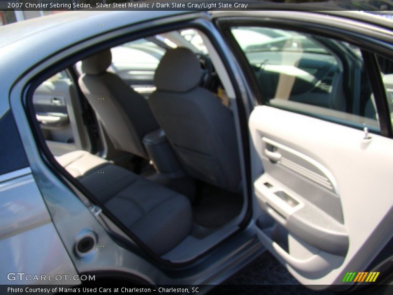Silver Steel Metallic / Dark Slate Gray/Light Slate Gray 2007 Chrysler Sebring Sedan