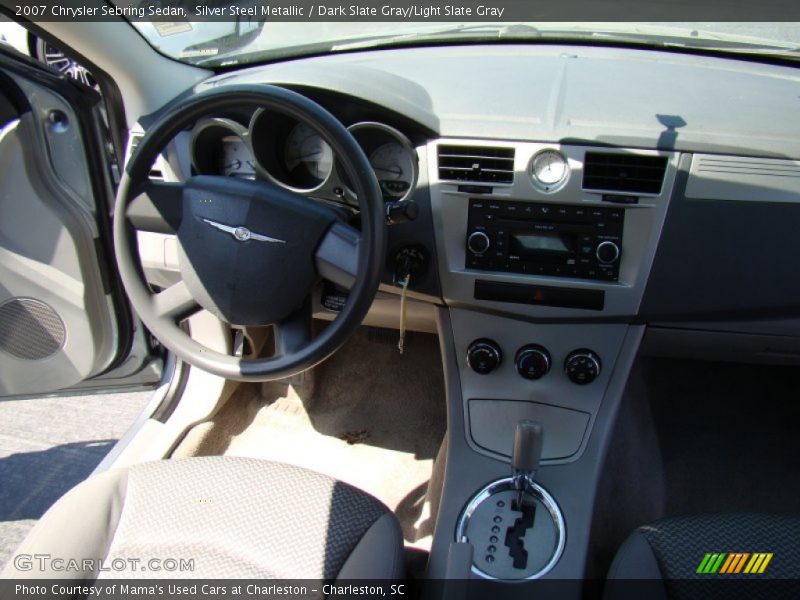 Silver Steel Metallic / Dark Slate Gray/Light Slate Gray 2007 Chrysler Sebring Sedan