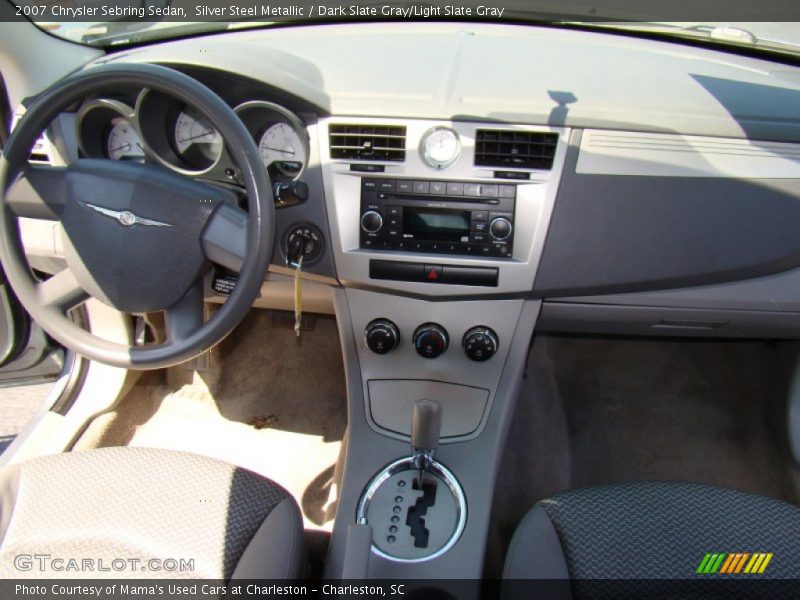 Silver Steel Metallic / Dark Slate Gray/Light Slate Gray 2007 Chrysler Sebring Sedan