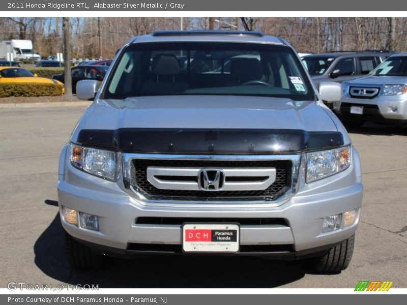 Alabaster Silver Metallic / Gray 2011 Honda Ridgeline RTL