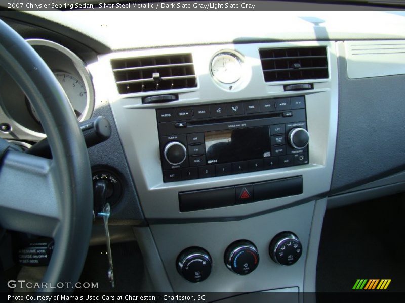 Silver Steel Metallic / Dark Slate Gray/Light Slate Gray 2007 Chrysler Sebring Sedan