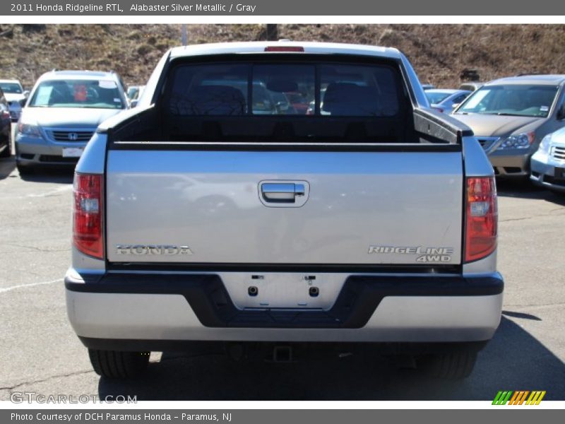Alabaster Silver Metallic / Gray 2011 Honda Ridgeline RTL