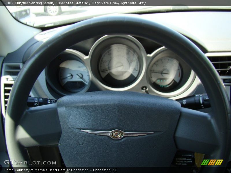 Silver Steel Metallic / Dark Slate Gray/Light Slate Gray 2007 Chrysler Sebring Sedan