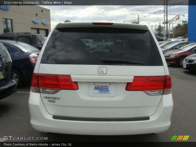 Taffeta White / Beige 2010 Honda Odyssey EX