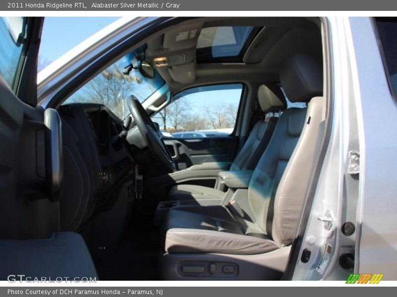 Alabaster Silver Metallic / Gray 2011 Honda Ridgeline RTL