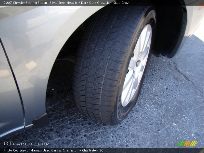 Silver Steel Metallic / Dark Slate Gray/Light Slate Gray 2007 Chrysler Sebring Sedan