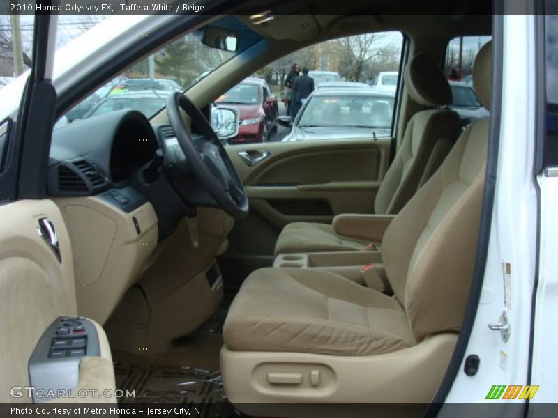 Taffeta White / Beige 2010 Honda Odyssey EX