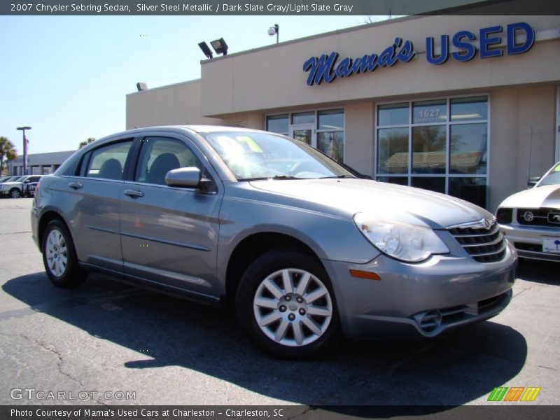 Silver Steel Metallic / Dark Slate Gray/Light Slate Gray 2007 Chrysler Sebring Sedan