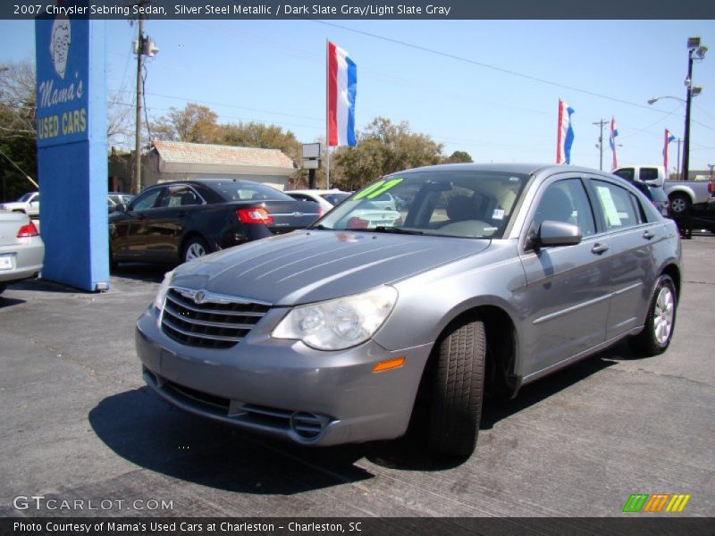 Silver Steel Metallic / Dark Slate Gray/Light Slate Gray 2007 Chrysler Sebring Sedan