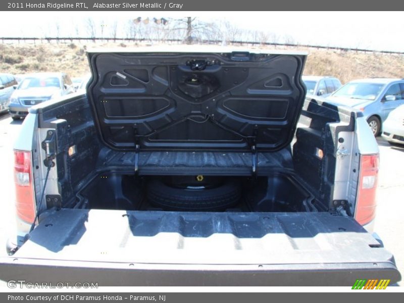 Alabaster Silver Metallic / Gray 2011 Honda Ridgeline RTL