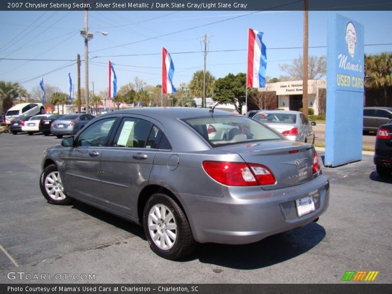 Silver Steel Metallic / Dark Slate Gray/Light Slate Gray 2007 Chrysler Sebring Sedan
