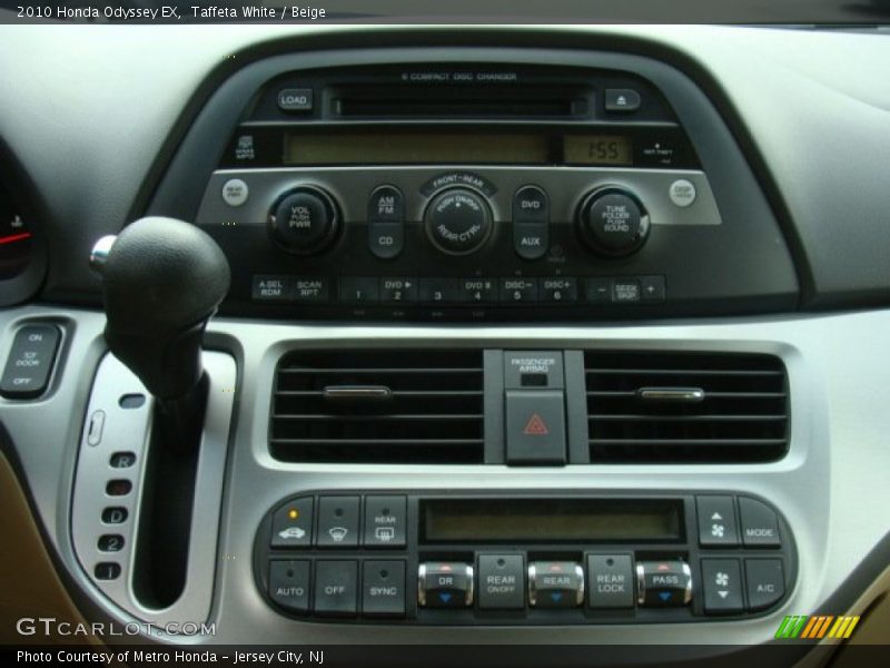 Taffeta White / Beige 2010 Honda Odyssey EX