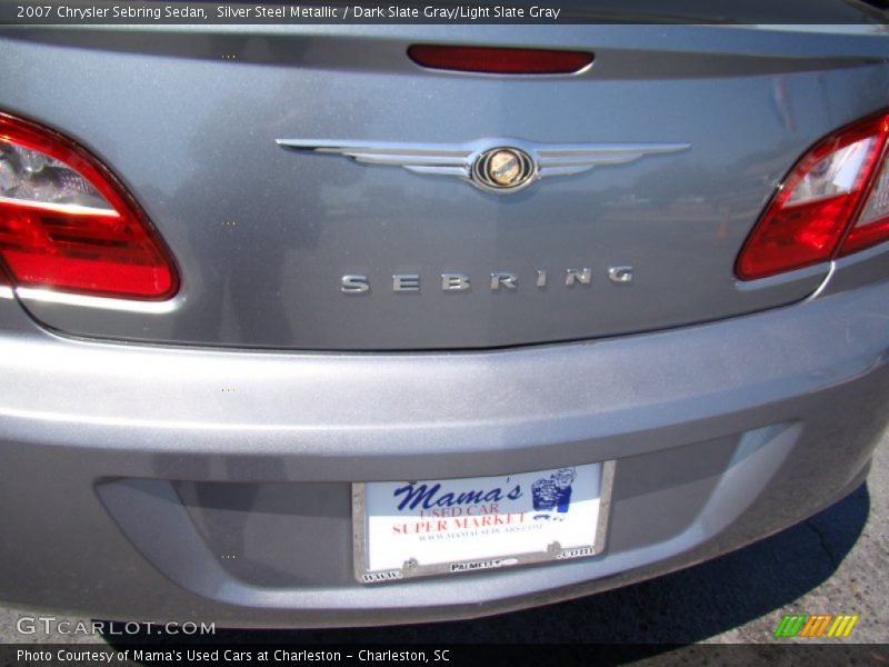 Silver Steel Metallic / Dark Slate Gray/Light Slate Gray 2007 Chrysler Sebring Sedan