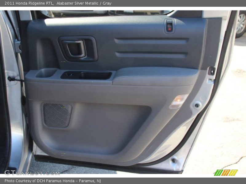Alabaster Silver Metallic / Gray 2011 Honda Ridgeline RTL