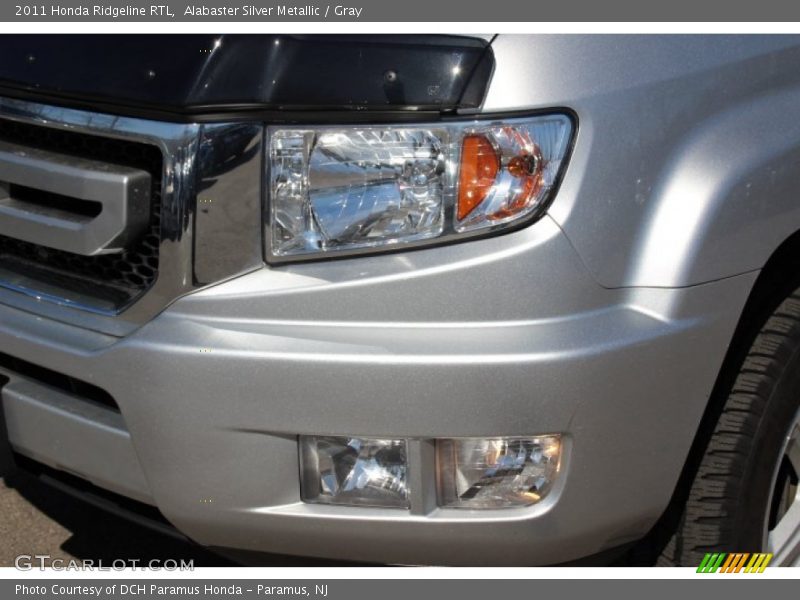 Alabaster Silver Metallic / Gray 2011 Honda Ridgeline RTL