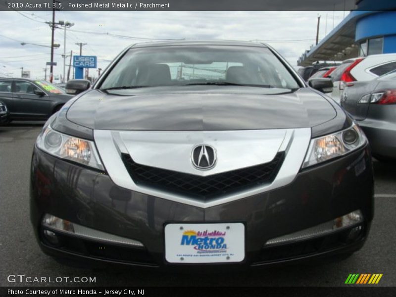Polished Metal Metallic / Parchment 2010 Acura TL 3.5