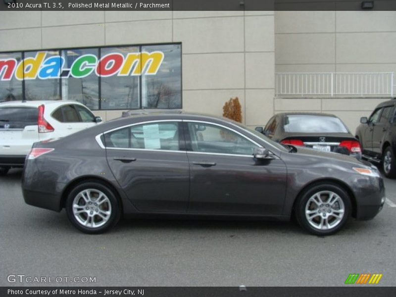 Polished Metal Metallic / Parchment 2010 Acura TL 3.5
