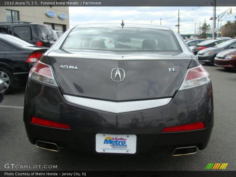 Polished Metal Metallic / Parchment 2010 Acura TL 3.5