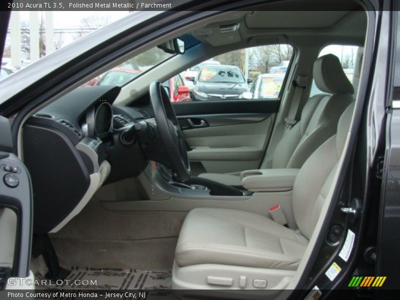 Polished Metal Metallic / Parchment 2010 Acura TL 3.5