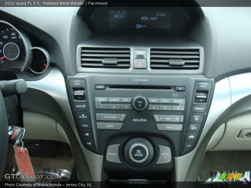 Polished Metal Metallic / Parchment 2010 Acura TL 3.5