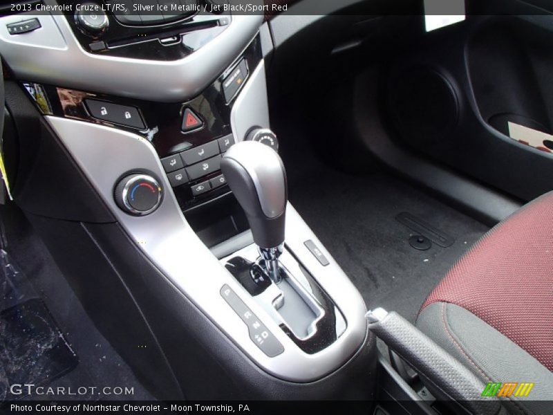 Silver Ice Metallic / Jet Black/Sport Red 2013 Chevrolet Cruze LT/RS