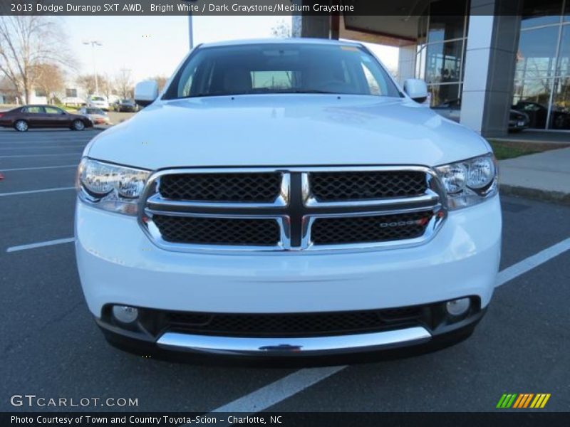 Bright White / Dark Graystone/Medium Graystone 2013 Dodge Durango SXT AWD